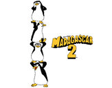 Disegno Madagascar 2 Pinguino pitturato su Rocky