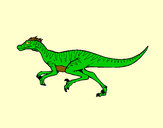 Disegno Velociraptor  pitturato su Raptorjp
