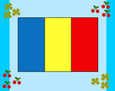 Disegno Romania pitturato su Nikolette
