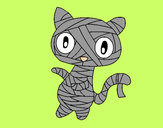 Disegno Mummia gatto scaraboechio pitturato su sara2007