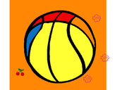 Disegno Pallone da pallacanestro pitturato su sciupona76