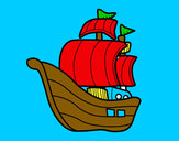 Disegno Corsari imbarcazione pitturato su gabry73