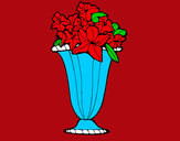 Disegno Vaso di fiori 2a pitturato su claudia05
