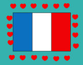 Disegno Francia pitturato su ArwenC