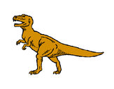 Disegno Tyrannosaurus Rex  pitturato su GABRIEL200
