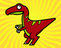 Disegno di Velociraptors da colorare