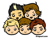 Disegno One Direction 2 pitturato su Saravij1D