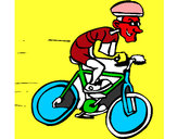 Disegno Ciclismo pitturato su prytty