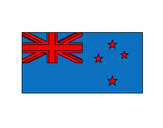 Disegno Nuova Zelanda pitturato su edoard