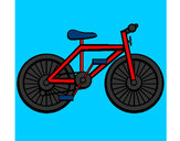 Disegno Bicicletta pitturato su Perlablu