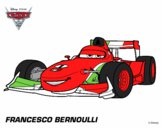 Disegno Cars 2 - Francesco Bernoulli pitturato su carl