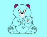 Mamma orsa e piccolo orso