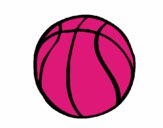 Disegno Pallone da pallacanestro pitturato su GabryMia