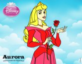 La Bella Adormentata - Aurora con una rosa