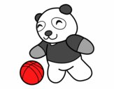 Panda con pallone