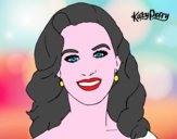 Disegno Katy Perry primo piano pitturato su alessia07