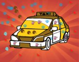 Disegno Un taxi pitturato su Saver