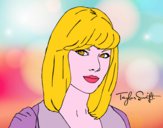 Disegno Taylor Swift pitturato su Alessia02