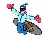 Salto con lo snowboard