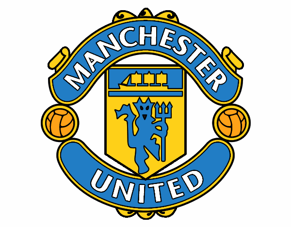 Disegno Stemma del Manchester United FC colorato da Utente non ...