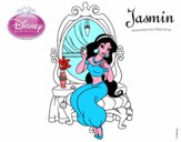 Aladdin - Jasmine sedute alla toletta