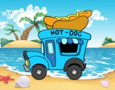 Food truck di hot dog