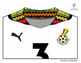 Maglia dei mondiali di calcio 2014 del Ghana