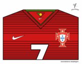 Maglia dei mondiali di calcio 2014 del Portogallo