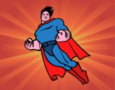 Superman in volo