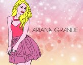 Disegno Ariana Grande pitturato su bb10