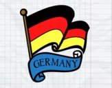 Disegno Bandiera della Germania pitturato su bb10