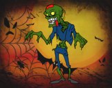 Disegno Un zombie pitturato su bb10