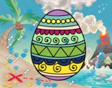 Uovo di Pasqua decorato
