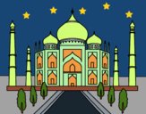 Disegno Il Taj Mahal pitturato su angy2016