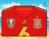 Maglia dei mondiali di calcio 2014 della Spagna