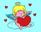 Cupido con cuore