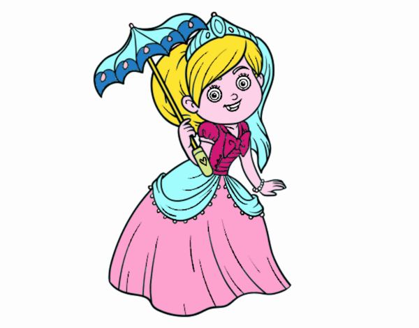 Principessa con parasole