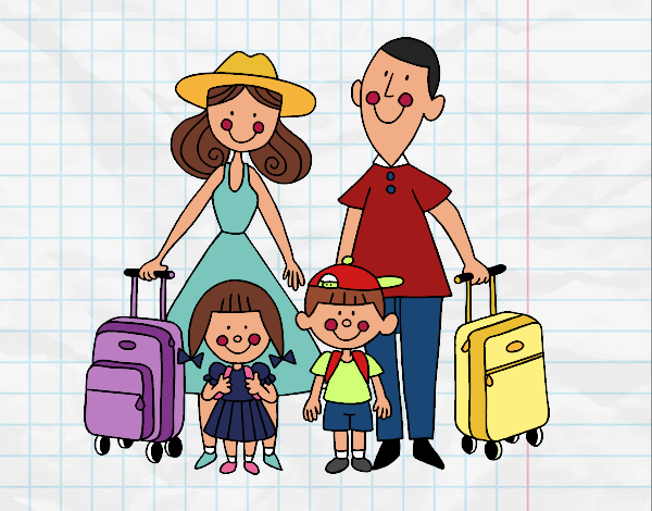 Una famiglia in vacanza