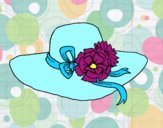 Cappello con fiori