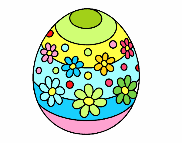 Uovo di Pasqua di primavera