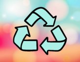 Il simbolo di riciclaggio