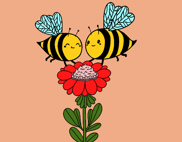 di fiorella 8 anni  le api nel mio giardino 