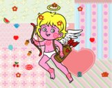 Cupido con il suo arco magico