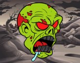 Testa di zombie