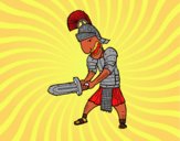 Soldato romano con la spada