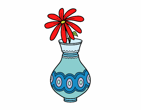 Un fiore in un vaso