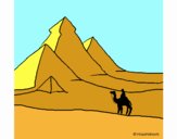 Paesaggio con le piramidi 