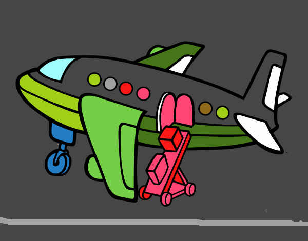 Aeroplano trasporto bagaglio