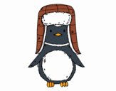 Pinguino con il cappello