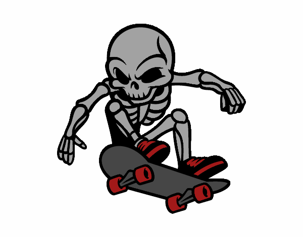 Scheletro skater